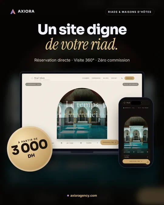 Création Axiora — riad