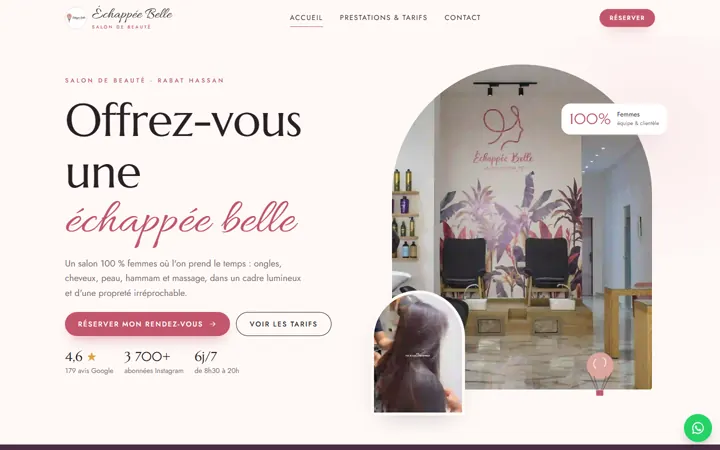 Échappée Belle — Salon de beauté